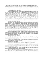 Lý luận cơ bản về công tác hạch toán chi phí sản xuất và tính giá thành sản phẩm trong các doanh nghiệp sản xuất