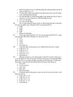 Đề thi hóa trắc nghiệm luyện thi đại học - Phần 2