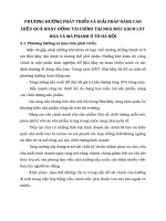 PHƯƠNG HƯỚNG PHÁT TRIỂN VÀ GIẢI PHÁP NÂNG CAO HIỆU QUẢ HOẠT ĐỘNG TÀI CHÍNH TẠI NHÀ MÁY GẠCH LÁT HOA VÀ MÁ PHANH Ô TÔ HÀ NỘI