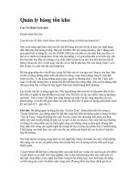 Quản lý hàng tồn kho