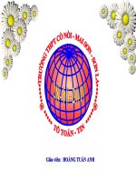 Tiết 33: Các quy tắc tính xác suất