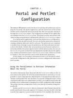 Portal and Portlet Configuration