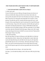 THỰC TRẠNG KHẢ NĂNG CẠNH TRANH Ở CÔNG TY XUẤT NHẬP KHẨU HOÀ BÌNH