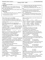 ÔN TẬP HK1 HÓA 12 NÂNG CAO