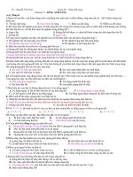 Luyện thi chương Sóng ánh sáng