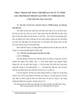 THỰC TRẠNG KẾ TOÁN CHI PHÍ SẢN XUẤT VÀ TÍNH GIÁ THÀNH SẢN PHẨM TẠI CÔNG TY TNHH QUẢNG CÁO THƯƠNG MẠI  ĐẠI LỘC