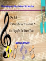 Tiết 11 - Học bài hát: Cọc cách tùng cheng