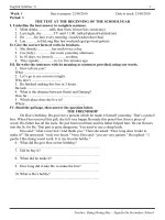 GIÁO ÁN ANH 8 - KỲ 1