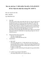 Báo cáo Vi điều khiển