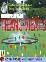 LV5.TIET 54. Ôn tập về tả cây cối