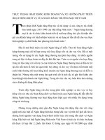 THỰC TRẠNG HOẠT ĐỘNG KINH DOANH VÀ XU HƯỚNG PHÁT TRIỂN HOẠT ĐỘNG DỊCH VỤ CỦA NGÂN HÀNG THƯƠNG MẠI VIỆT NAM