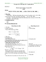 Giáo án 4 tuần 11 ToànCHTQ