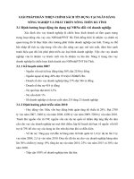 GIẢI PHÁP HOÀN THIỆN CHÍNH SÁCH TÍN DỤNG TẠI NGÂN HÀNG NÔNG NGHIỆP VÀ PHÁT TRIỂN NÔNG THÔN HÀ TĨNH