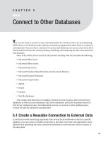 Connect to Other Databases