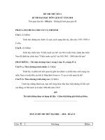 Đề và đáp án thi thử ĐH môn Sử khối C năm 2010_Đề 11