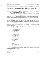 GIỚI THIỆU KHÁI QUÁT VÀ PHÂN TÍCH TÌNH HÌNH TÀI CHÍNH TẠI CÔNG TY CP ĐẠI LÝ HÀNG HẢI VIỆT NAM  VOSA SÀI GÒN