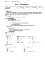 Giao an Anh 7- CKTKN 2010- 2011