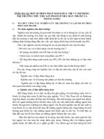 Phần thứ ba MỘT SỐ BIỆN PHÁP NHẰM DUY TRÌ VÀ MỞ RỘNG THỊ TRƯỜNG TIÊU THỤ SẢN PHẨM Ở NHÀ MÁY THUỐC LÁ THĂNG LONG