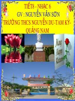 TIẾT 8 -ÂM NHẠC 6 thầy SƠN