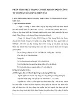 PHÂN TÍCH THỰC TRẠNG CƠ CHẾ KHOÁN ĐỘI Ở CÔNG TY CỔ PHẦN XÂY DỰNG MIỀN TÂY