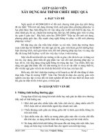 SKKN Soạn GA trình chiếu