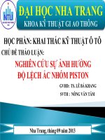 Chủ đề độ lệch ắc
