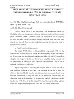 THỰC TRẠNG KẾ TOÁN CHI PHÍ SẢN XUẤT VÀ TÍNH GIÁ THÀNH SẢN PHẨM TẠI CÔNG TY TNHH ĐẦU TƯ VÀ XÂY DỰNG THÀNH LONG