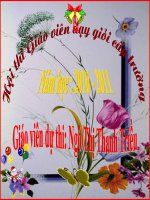 LTVA CAU:MRVT:BẢO VỆ MÔI TRƯỜNG