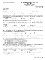 khảo sát chất lượng ôn thi ĐH -Lý 2010