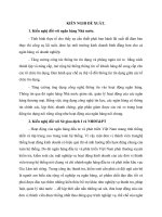 KIẾN NGHI ĐỀ XUẤT