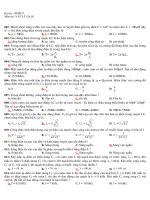 Thi trắc nghiệm 15 phút - lớp 12