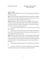 de thi giao vien day gioi GDTX - Hoa