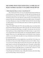 MỘT SỐ BIỆN PHÁP CƠ BẢN NHẰM NÂNG CAO HIỆU QUẢ SỬ DỤNG LAO ĐỘNG TẠI CÔNG TY SX