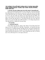 Tác động của đổi mới chính sách thương mại đến hoạt động ngoại thương Việt Nam trong những năm gần đây