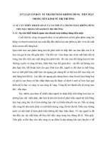 LÝ LUẬN CƠ BẢN  VỀ THANH TOÁN KHÔNG DÙNG  TIỀN MẶT TRONG NỀN KINH TẾ THỊ TRƯỜNG