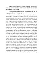 PHƯƠNG HƯỚNG HOÀN THIỆN CÔNG TÁC HẠCH TOÁN NVL TẠI CÔNG TY PHÁT TRIỂN KINH TẾ KỸ THUẬT VIỆT NAM