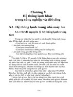 Chương V - Hệ thống lạnh khác trong công nghiệp và đời sống