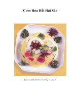 Cơm Hoa Hồi Hải Sản