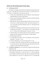 thiết kế chi tiết hệ thống kiểm sốt chất lượng