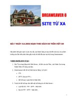 Hướng dẫn - Dreamweaver 8 - Site từ xa