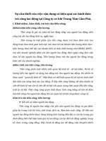 Sự cần thiết của việc vận dụng có hiệu quả các hình thức trả công lao động tại Công ty cơ khí Trung Tâm Cẩm Phả