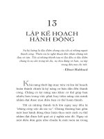 LẬP KẾ HOẠCH HÀNH ĐỘNG