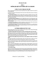 NHỮNG BÀI BIẾT VỀ KỸ NĂNG VIẾT CV & RESUME