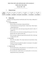 Phân tích chất lượng Môn Hoá 9-GĐ1