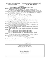 Hoàn thiện quá trình lập và phân tích báo cáo tài chính trong các công ty TNHH thương mại trên địa bàn tỉnh Hà Tây