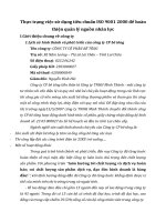 Thực trạng việc sử dụng tiêu chuẩn ISO 9001 2000 để hoàn thiện quản lý nguồn nhân lực