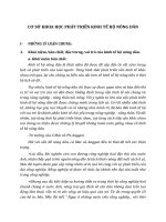 CƠ SỞ KHOA HỌC PHÁT TRIỂN KINH TẾ HỘ NÔNG DÂN