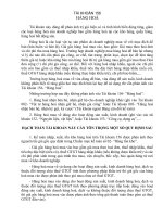 TÀI KHOẢN 156 - HÀNG HOÁ