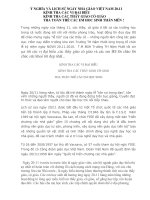 Ý nghĩa - Lịch sử ngày NGVN 20.11