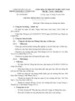 Chương trình công tác tháng 11 năm 2010